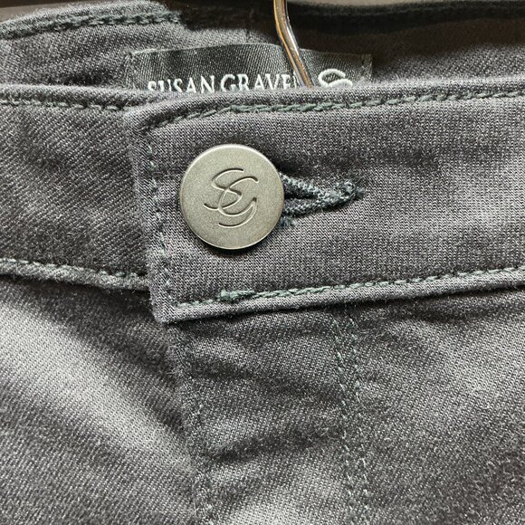 18WP JEANS Black NICE! Susan Graver Utility Jeans A343097 $72 - Picture 2 of 14